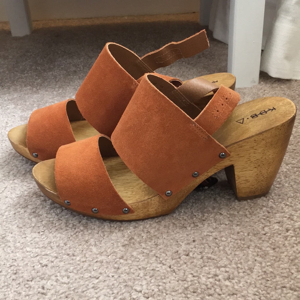 KDB Anthropologie Clog Sandals